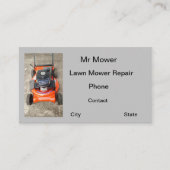 芝刈り機修理 名刺 (正面)