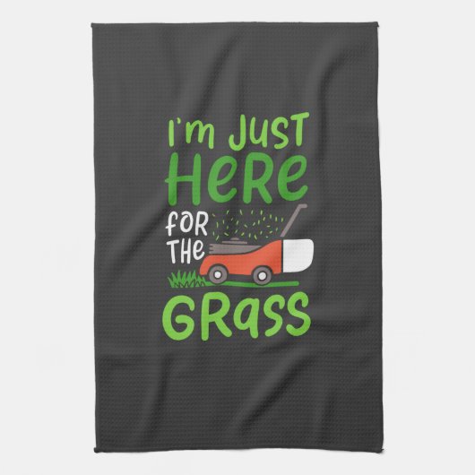 芝刈り機 キッチンタオル (縦)