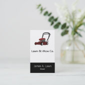 芝刈り機 名刺 (スタンド正面)