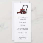 芝刈り機 招待状 (正面)