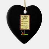 芝刈り機 – 気に毎時料金 セラミックオーナメント (右)