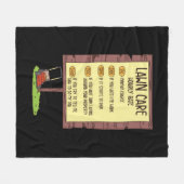 芝刈り機 – 気に毎時料金 フリースブランケット (正面(横))