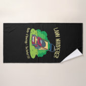 芝刈り機 – 芝刈り バスタオル (バスタオル)