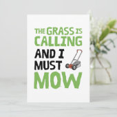 芝刈り機 – 芝生が呼び出し、私は刈らなければならない 招待状 (スタンド正面)