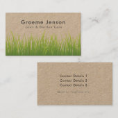 芝刈り気にガーデニング造園 名刺 (正面/裏面)