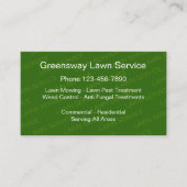 芝刈り気に業カード 名刺 (正面)