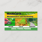 芝刈り気に業カード 名刺 (正面)