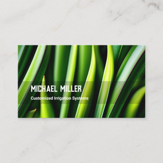 芝刈り灌漑 名刺 (正面)