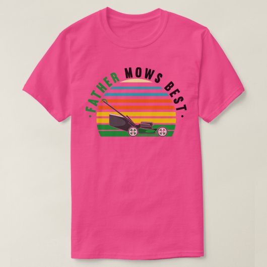 芝刈り父モーズ最高の3 Tシャツ (デザイン正面)