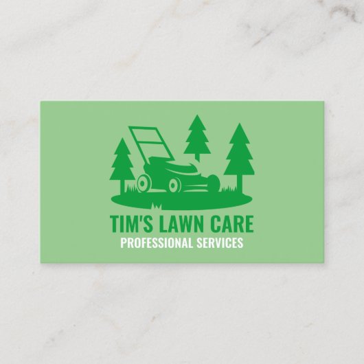 芝刈り用名刺 名刺 (正面)