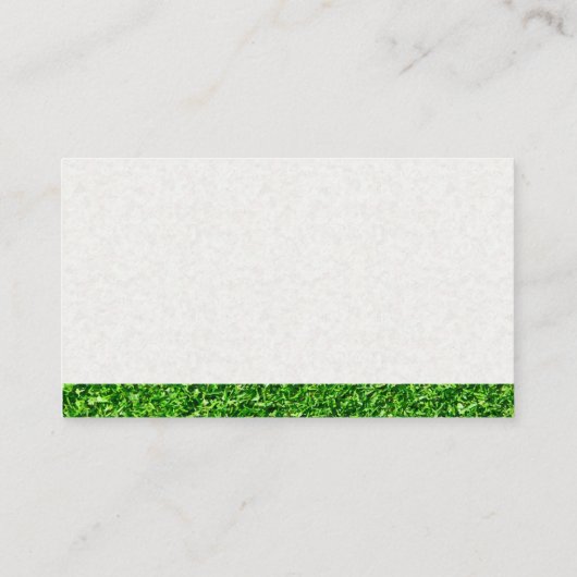 芝刈り男の草刈り | 庭師 名刺 (裏面)