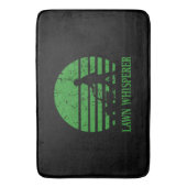 芝刈り芝刈りガーデナーギフト バスマット (正面縦)