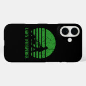 芝刈り芝刈りガーデナーギフト Case-Mate iPhoneケース (裏面 (横))