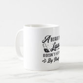 芝刈り芝刈り芝刈り機美しい芝刈りガーデニング コーヒーマグカップ (正面左)