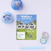 芝刈り草刈り地裁機 チラシ (シングル)