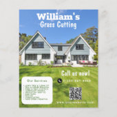 芝刈り草刈り地裁機 チラシ (正面)