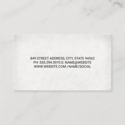 芝刈り草 | 着陸機 名刺 (裏面)