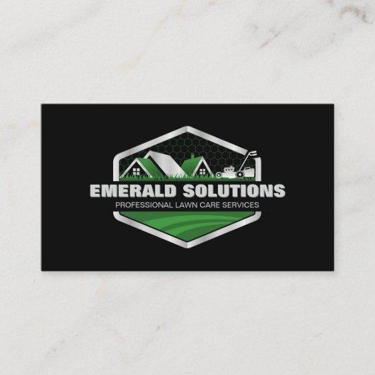 芝刈り造園ヤードサービス 名刺 (正面)