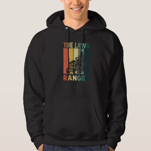 芝刈り騎士が再び!芝刈り機お父さん パーカ (正面)