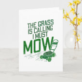 芝刈り カード (黄色い花)