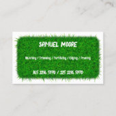 芝刈り 名刺 (正面)
