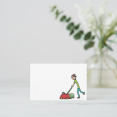 芝刈り 名刺 (スタンド正面)