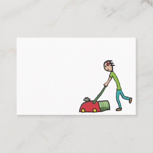 芝刈り 名刺 (正面)