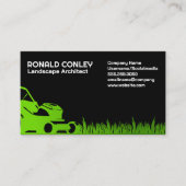 芝刈り |地主 名刺 (正面)