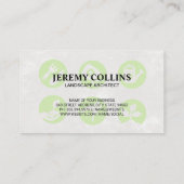 芝刈り | 横 | 茂み 名刺 (裏面)