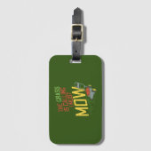 芝刈り – 草が呼び出している ラゲッジタグ (正面縦)