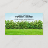 芝刈り | 造園 名刺 (裏面)