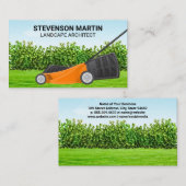 芝刈り | 造園 名刺 (正面/裏面)