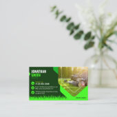 芝刈り、造園、芝生サー気にビス コーリングカード (スタンド正面)