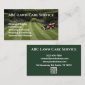 芝刈り Lawn Care 名刺 (正面/裏面)