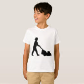 芝刈機アイコン Tシャツ (正面フル)