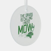 芝刈機 ガラスオーナメント (正面右)