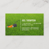 芝刈機 | グラス 名刺 (正面)