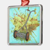 芝刈機 セラミックオーナメント (左)