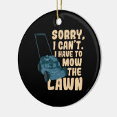 芝刈機 セラミックオーナメント (左)