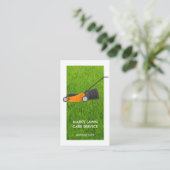 芝刈機 |芝生気に |ツリーサービス 名刺 (スタンド正面)