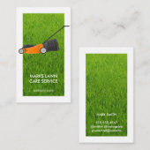 芝刈機 |芝生気に |ツリーサービス 名刺 (正面/裏面)