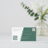 芝刈機 |造園 | Groundskepingサービス 名刺 (スタンド正面)