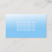 芝刈気にりガーデニングサービス 名刺 (裏面)