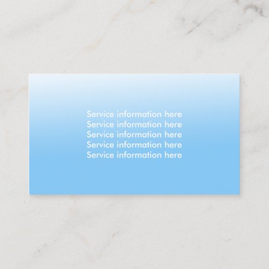 芝刈気にりガーデニングサービス 名刺 (裏面)