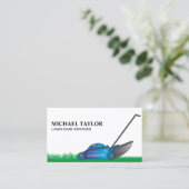 芝刈気にりガーデニング 名刺 (スタンド正面)