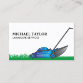 芝刈気にりガーデニング 名刺 (正面)