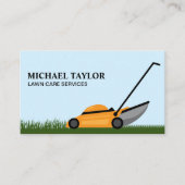 芝刈気にりガーデニング 名刺 (正面)