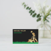 芝刈気にり機の造園法 名刺 (スタンド正面)