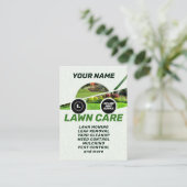 芝刈気にり機グラフィック名刺 名刺 (スタンド正面)