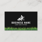 芝刈気にり機ロゴプロフェッショナル造園 名刺 (正面)